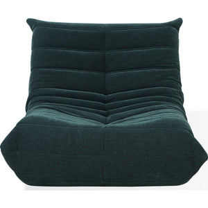 Flex Upholstered Lounge Chair in Emerald Chenille