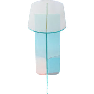 Fomo Console Table in Iridescent Glass