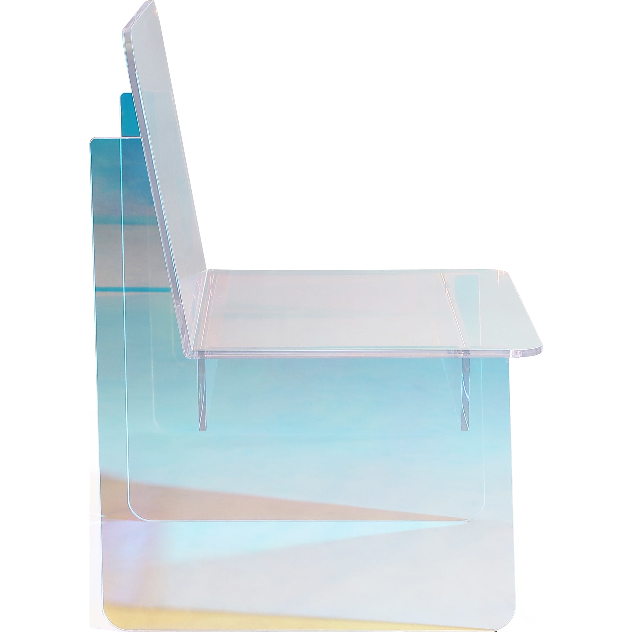 Fomo Iridescent Acrylic Accent Chair