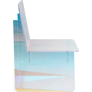 Fomo Iridescent Acrylic Accent Chair