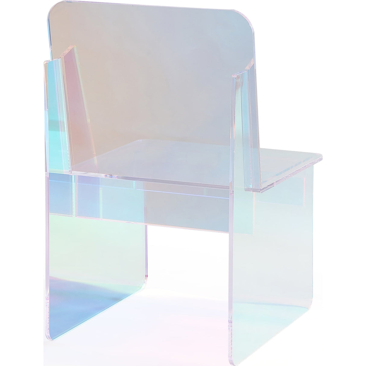 Fomo Iridescent Acrylic Accent Chair