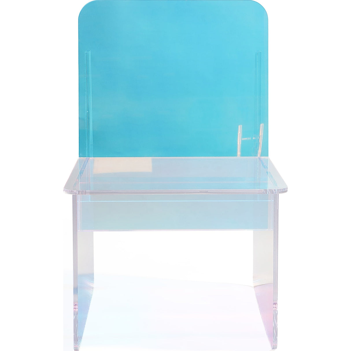 Fomo Iridescent Acrylic Accent Chair