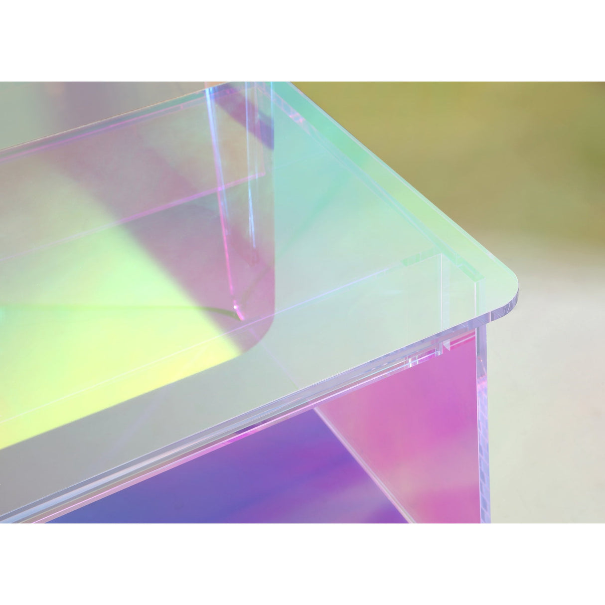 Fomo Iridescent Acrylic Accent Chair