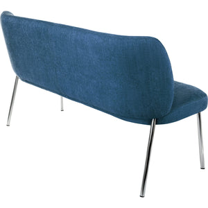 Fomo Upholstered Bench - Azure