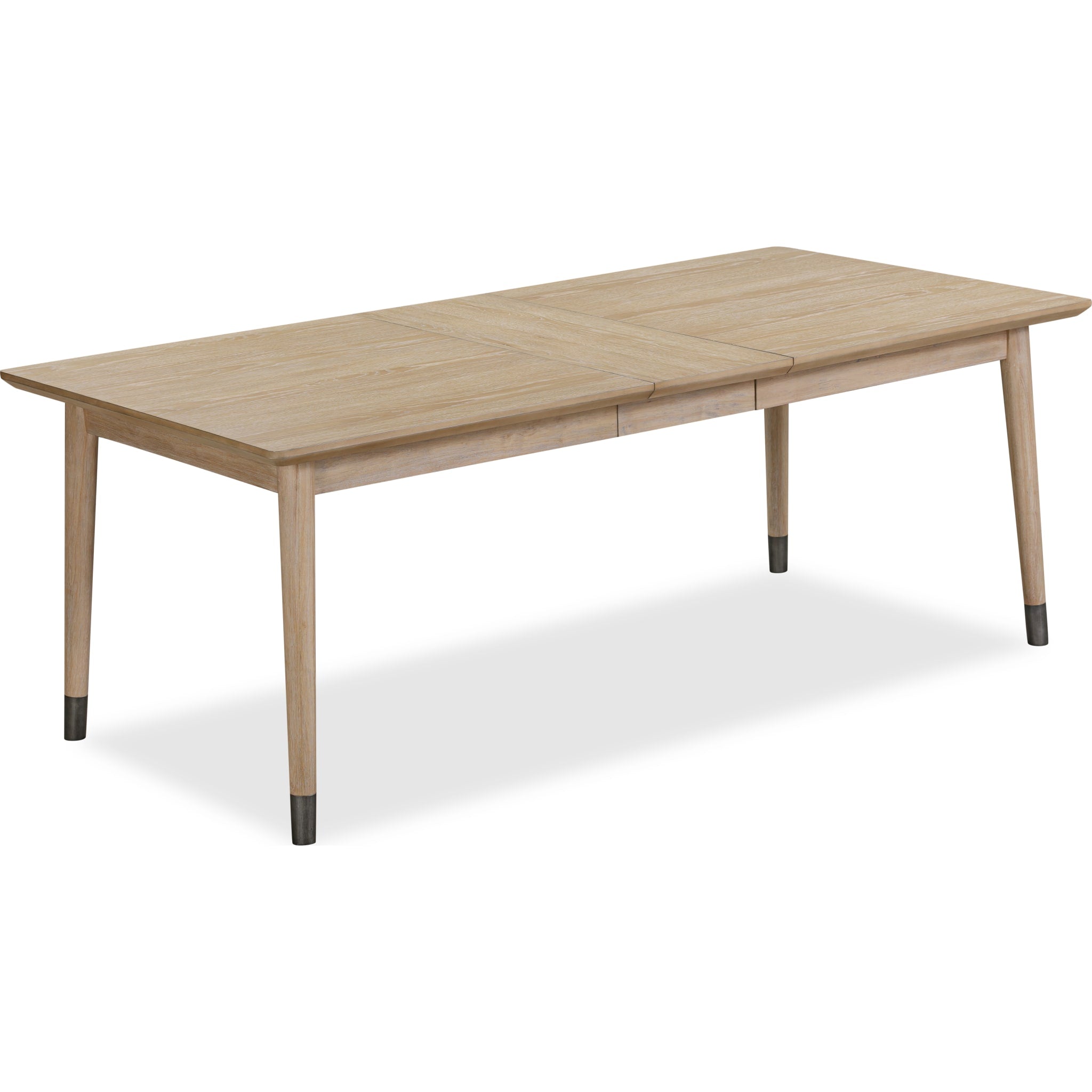 Franklin Extendable White Oak Dining Table in Au Natural