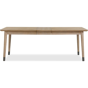 Franklin Extendable White Oak Dining Table in Au Natural