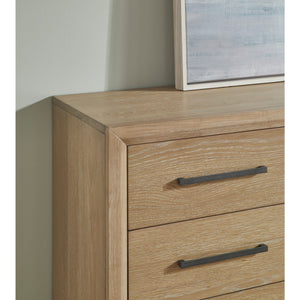 Franklin Three Drawer Two Door White Oak Sideboard in Au Natural