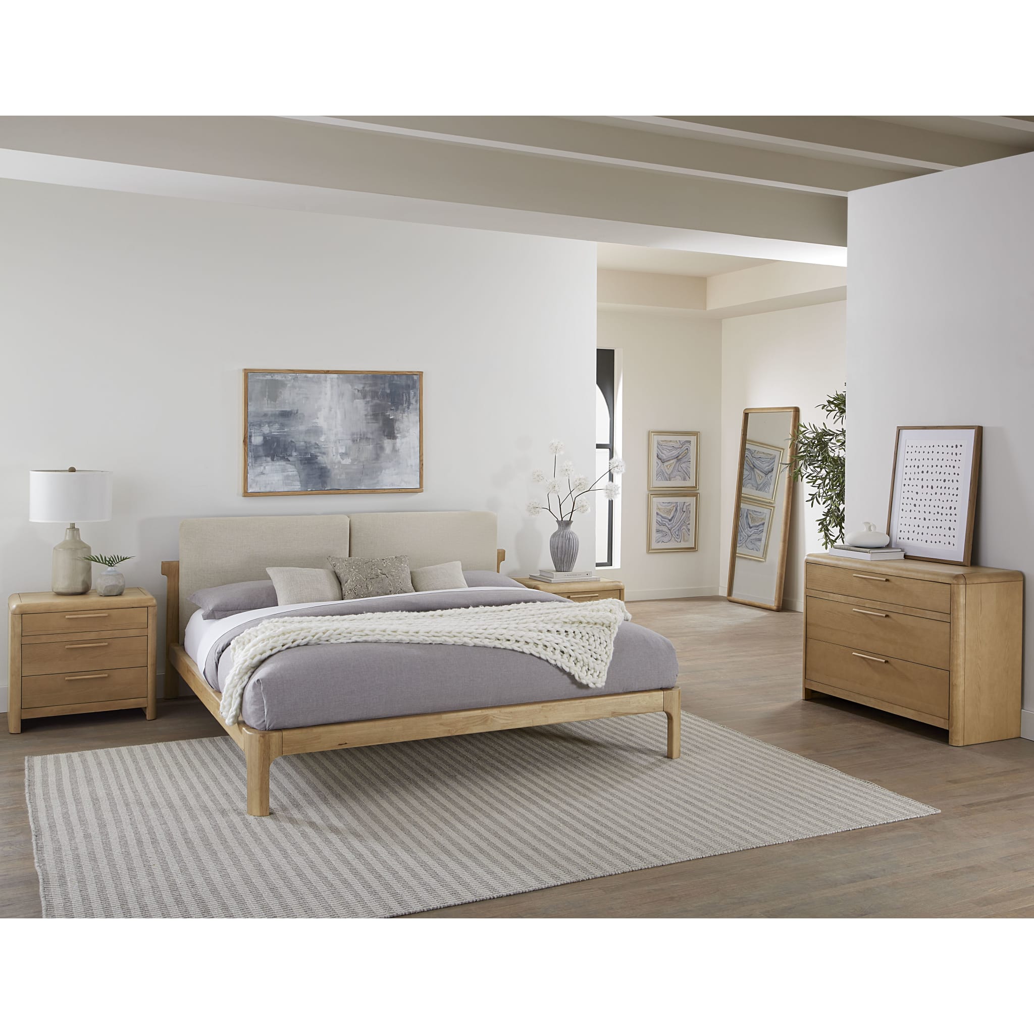 Furano Floor Mirror in Ginger