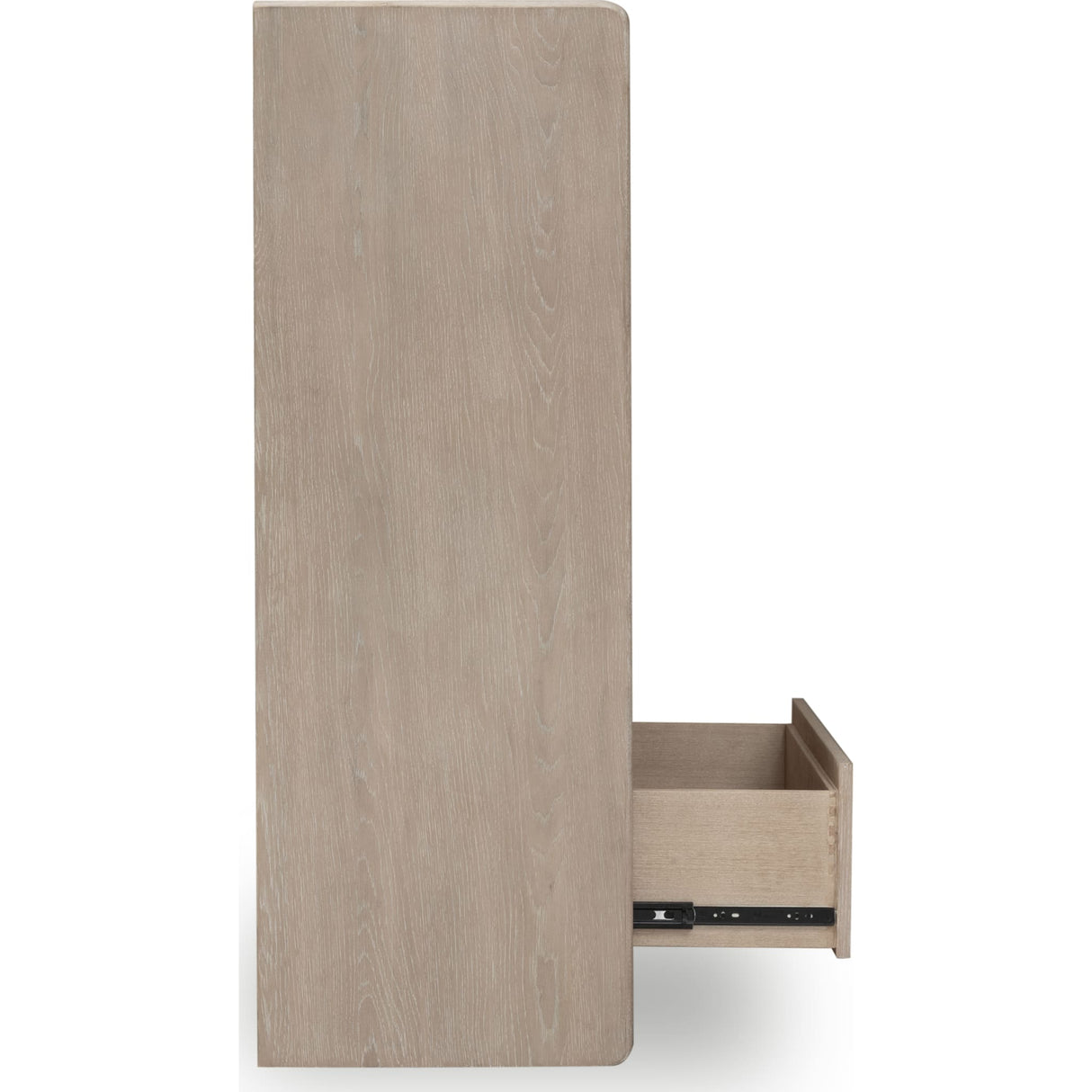 Gardenia Five Drawer Oak Wood Chest in Chai