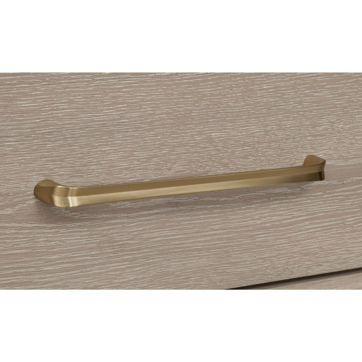 Gardenia Five Drawer Oak Wood Chest in Chai