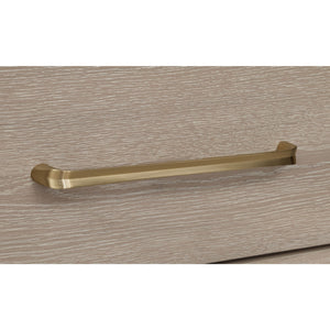 Gardenia Six Drawer Oak Wood Dresser in Chai