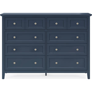 Grace Eight Drawer Dresser in Blueberry (2024)