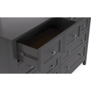 Grace Eight Drawer Dresser in Raven Black (2024)