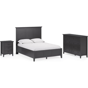 Grace Eight Drawer Dresser in Raven Black (2024)