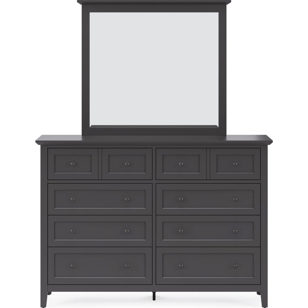 Grace Eight Drawer Dresser in Raven Black (2024)