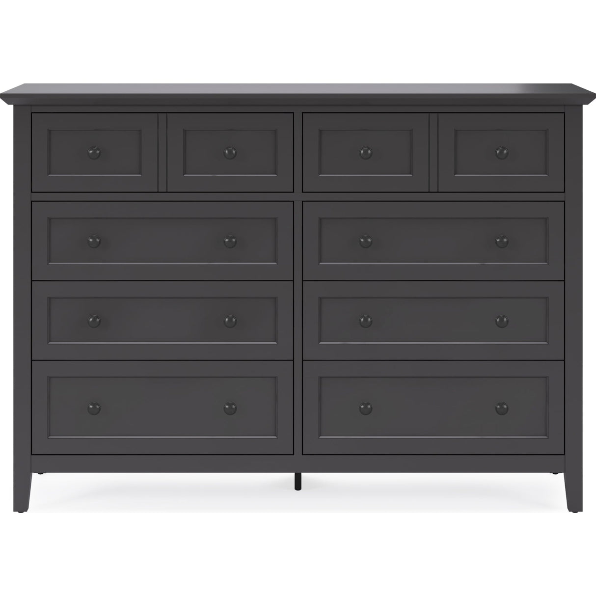 Grace Eight Drawer Dresser in Raven Black (2024)