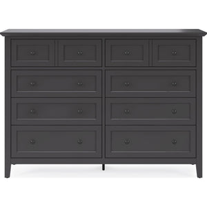 Grace Eight Drawer Dresser in Raven Black (2024)