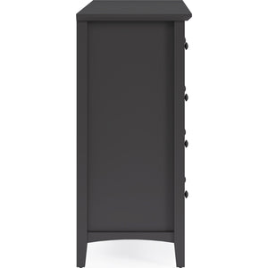 Grace Eight Drawer Dresser in Raven Black (2024)