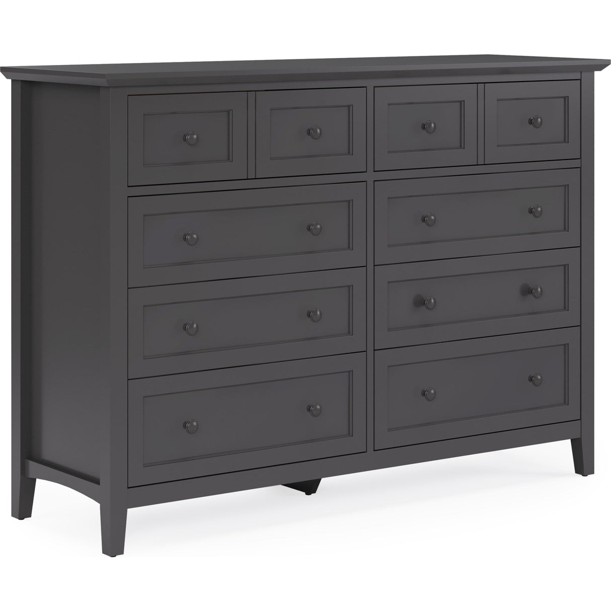 Grace Eight Drawer Dresser in Raven Black (2024)