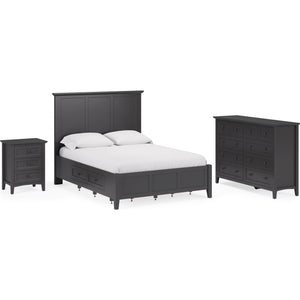 Grace Eight Drawer Dresser in Raven Black (2024)