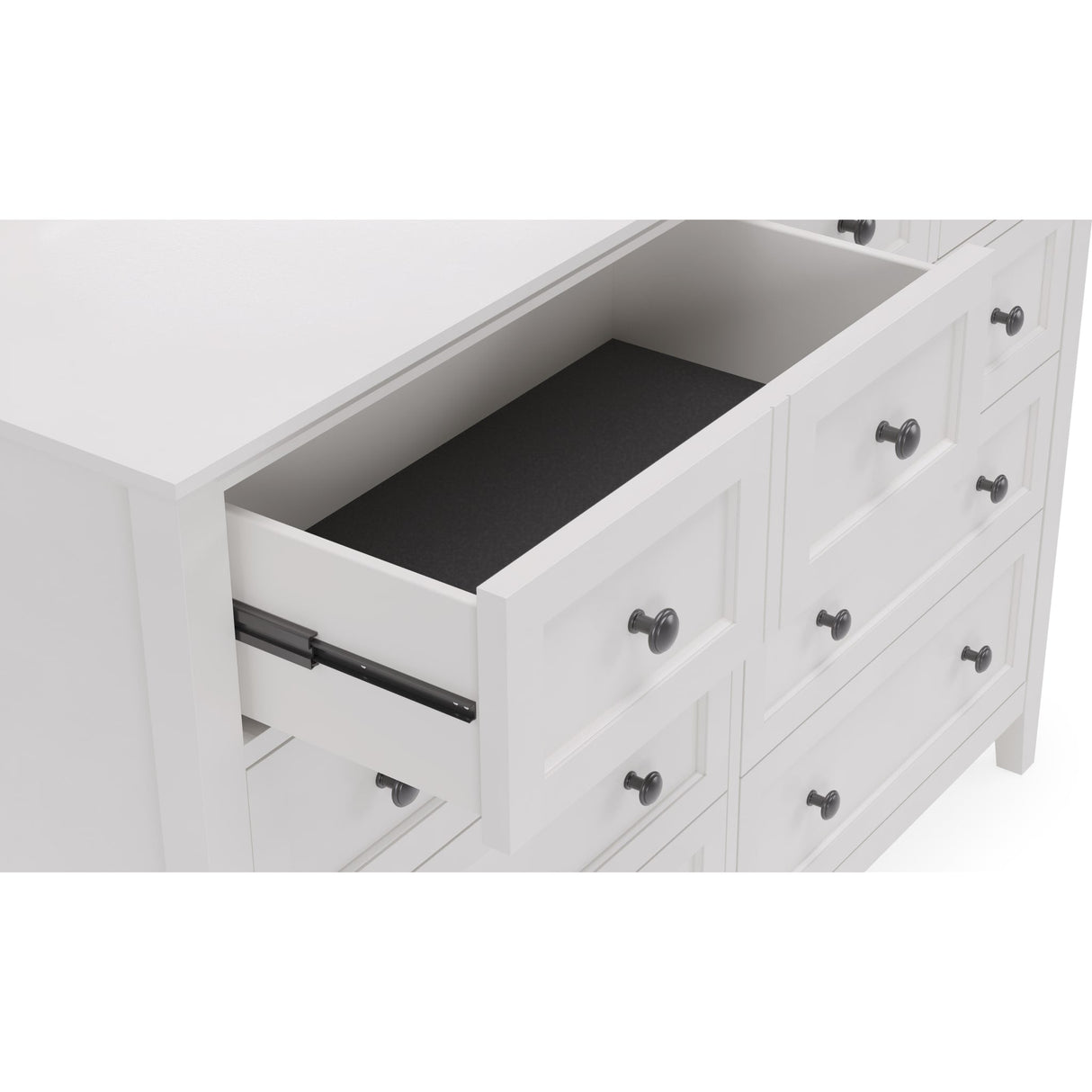 Grace Eight Drawer Dresser in Snowfall White (2024)