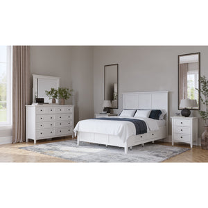 Grace Eight Drawer Dresser in Snowfall White (2024)