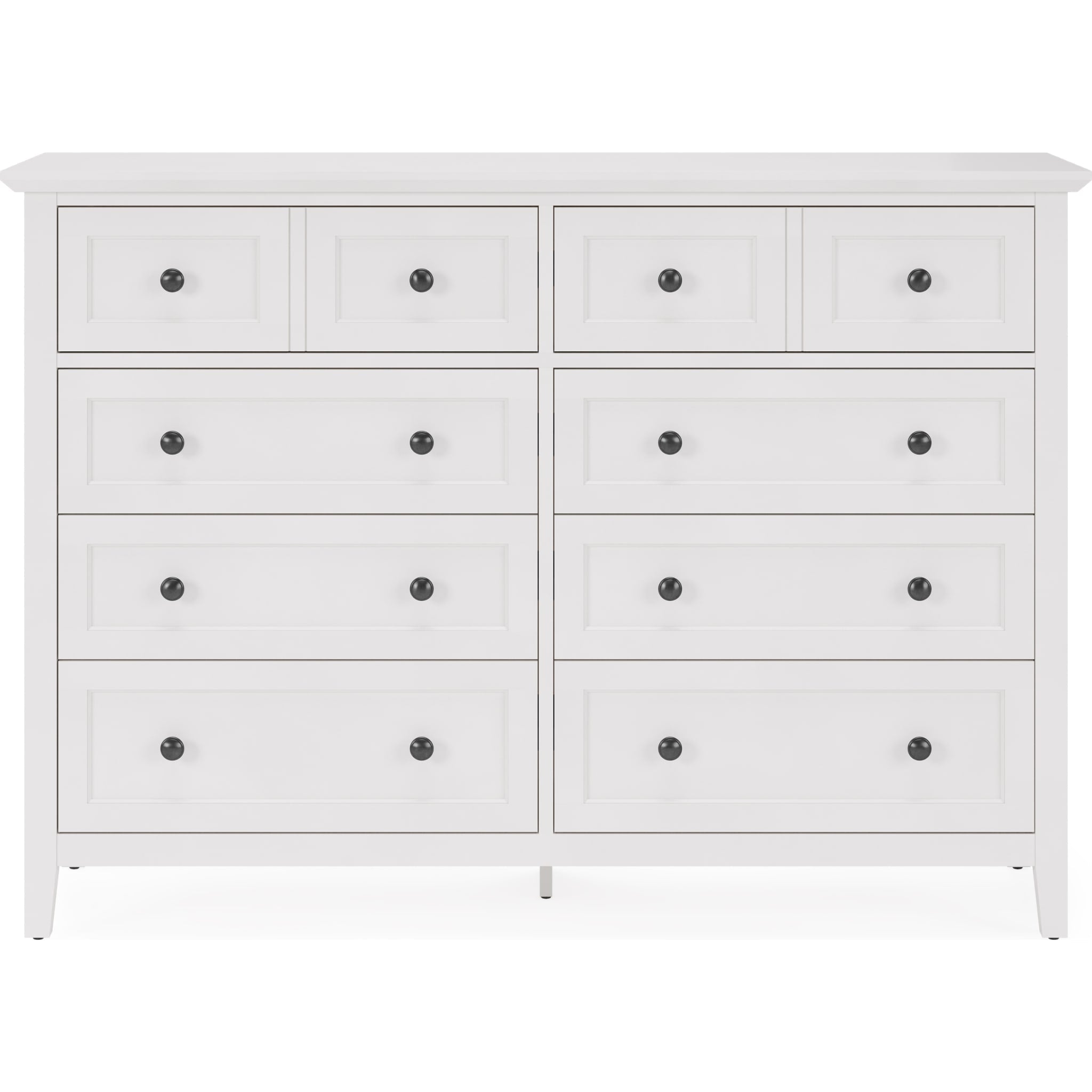 Grace Eight Drawer Dresser in Snowfall White (2024)