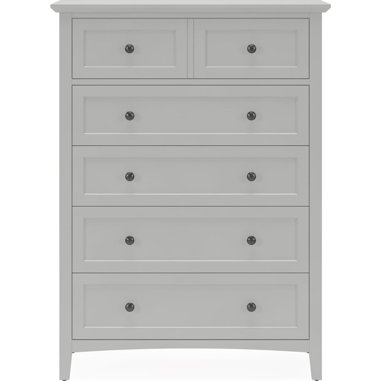 Grace Five Drawer Chest in Elephant Gray (2024)