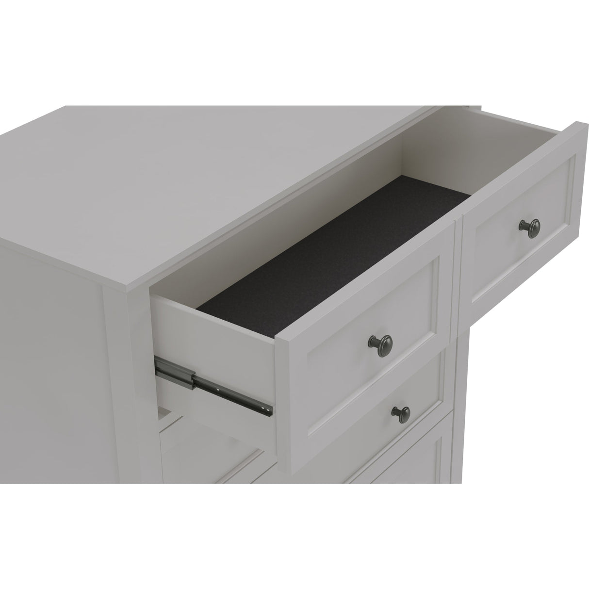 Grace Five Drawer Chest in Elephant Gray (2024)