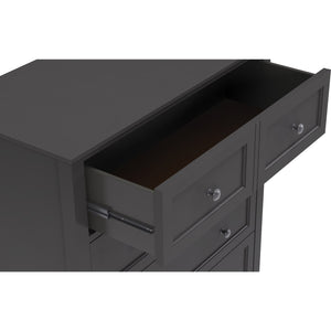 Grace Five Drawer Chest in Raven Black (2024)