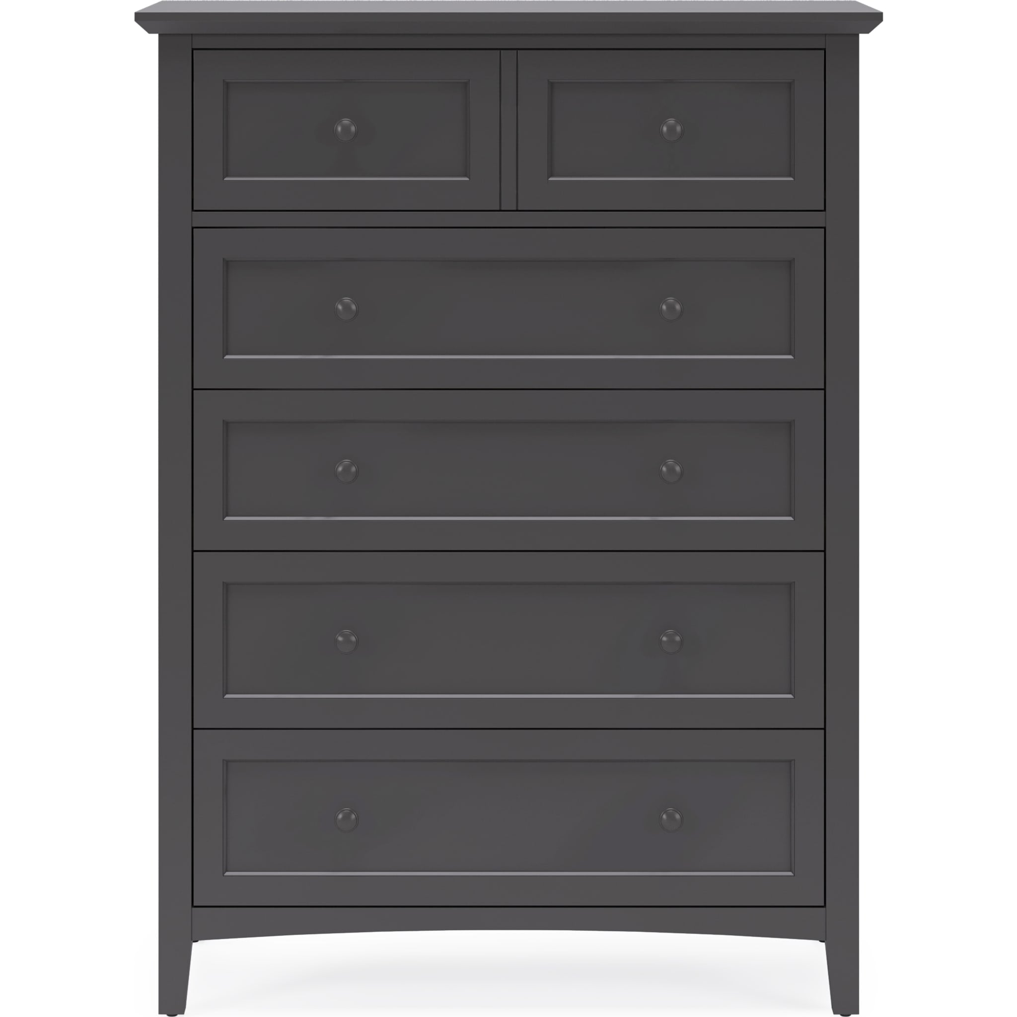 Grace Five Drawer Chest in Raven Black (2024)