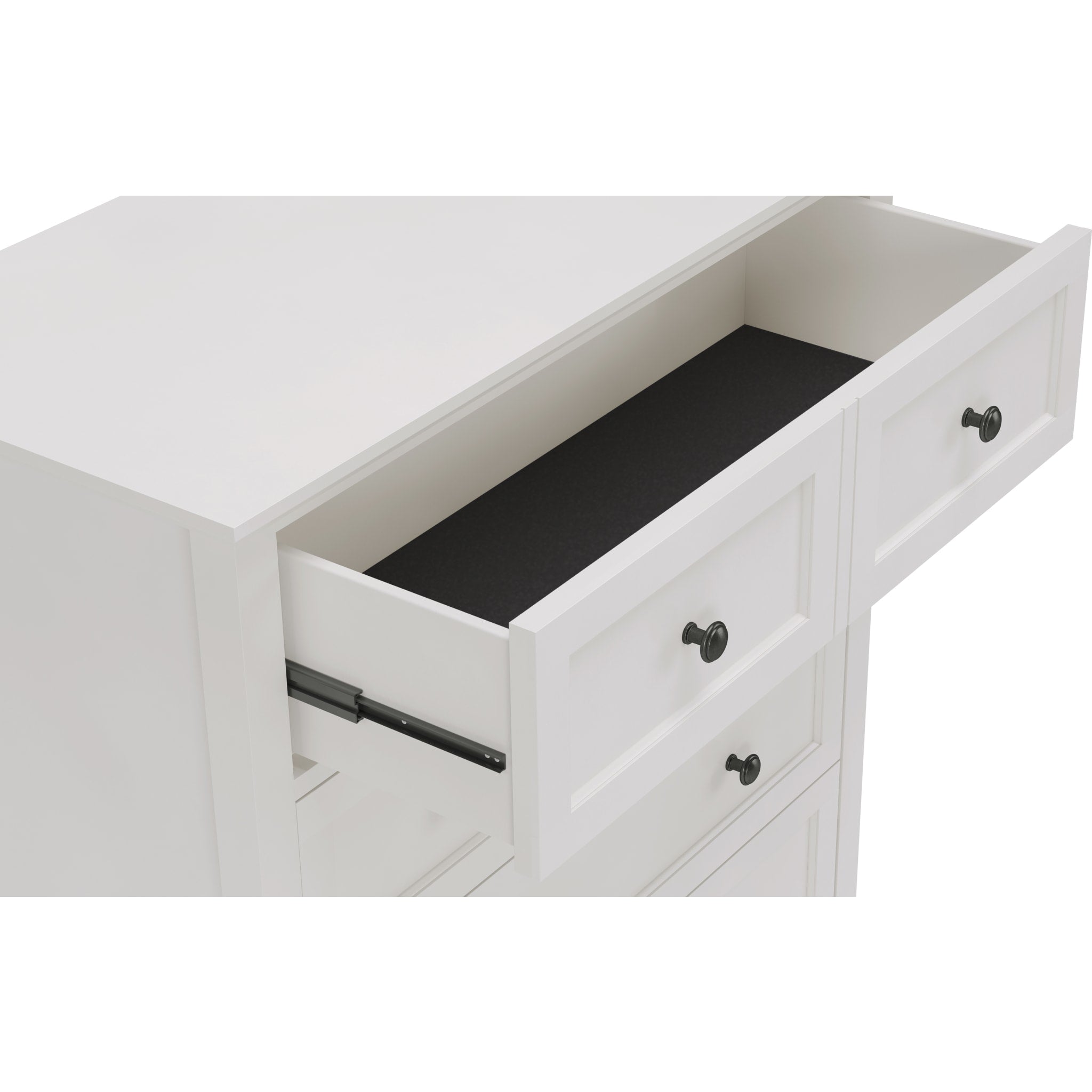 Grace Five Drawer Chest in Snowfall White (2024)