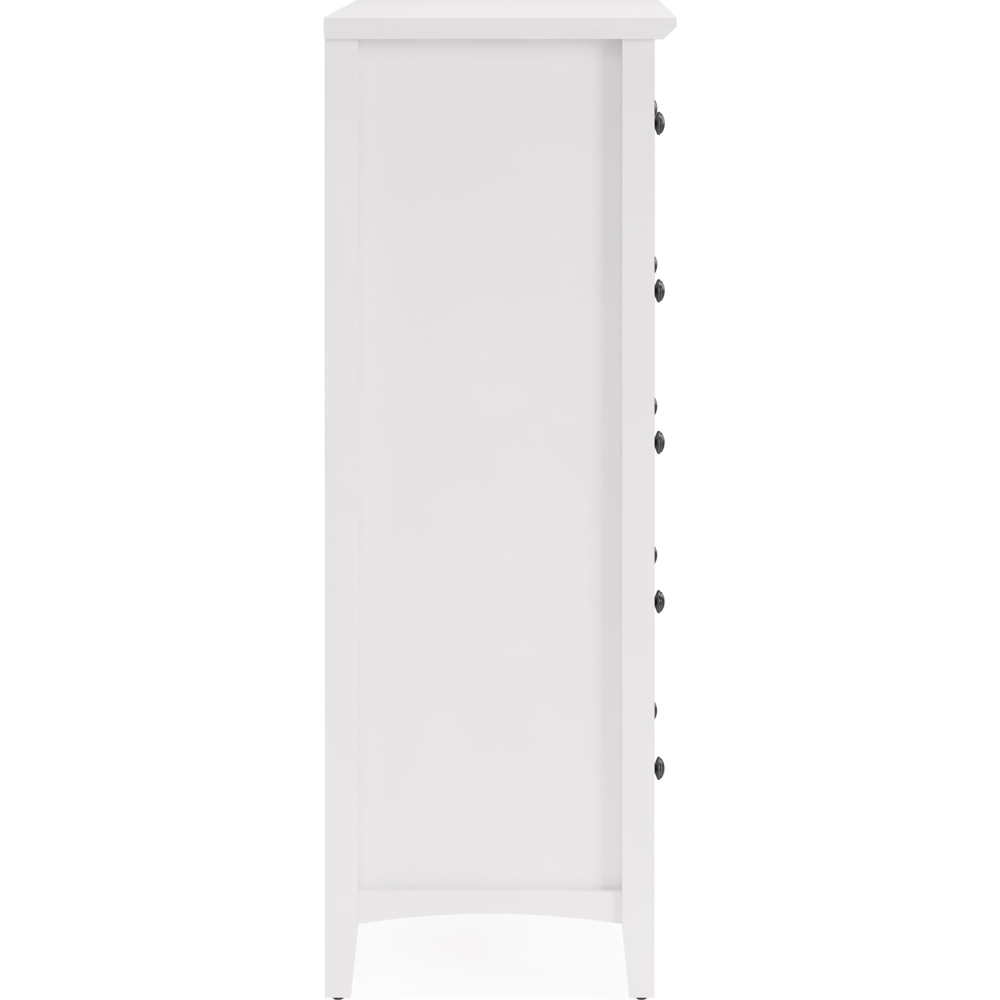 Grace Five Drawer Chest in Snowfall White (2024)