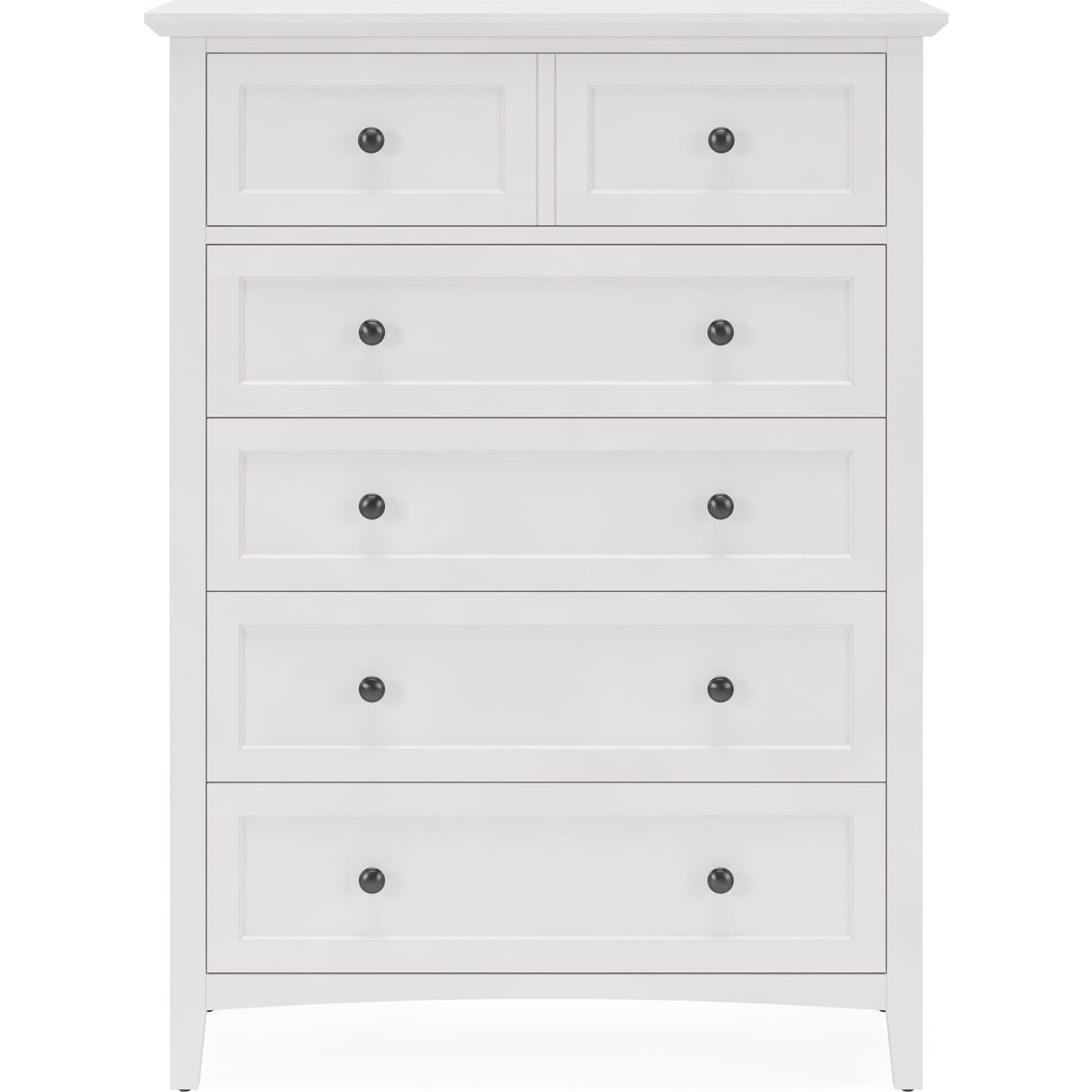 Grace Five Drawer Chest in Snowfall White (2024)