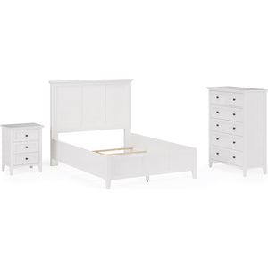 Grace Five Drawer Chest in Snowfall White (2024)