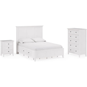 Grace Five Drawer Chest in Snowfall White (2024)