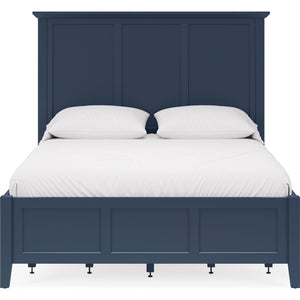 Grace Four Drawer Platform Storage Bed in Blueberry
