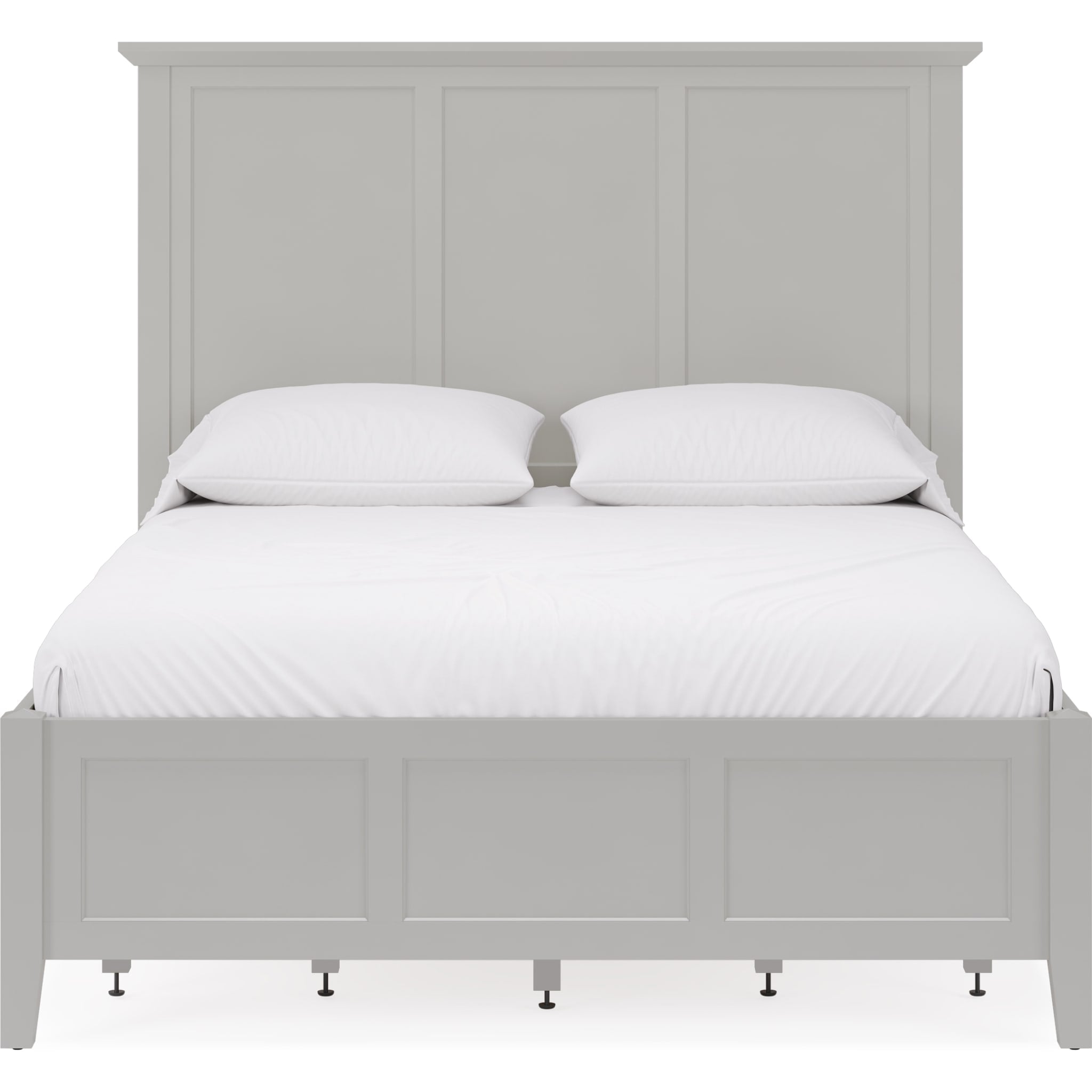 Grace Four Drawer Platform Storage Bed in Elephant Gray
