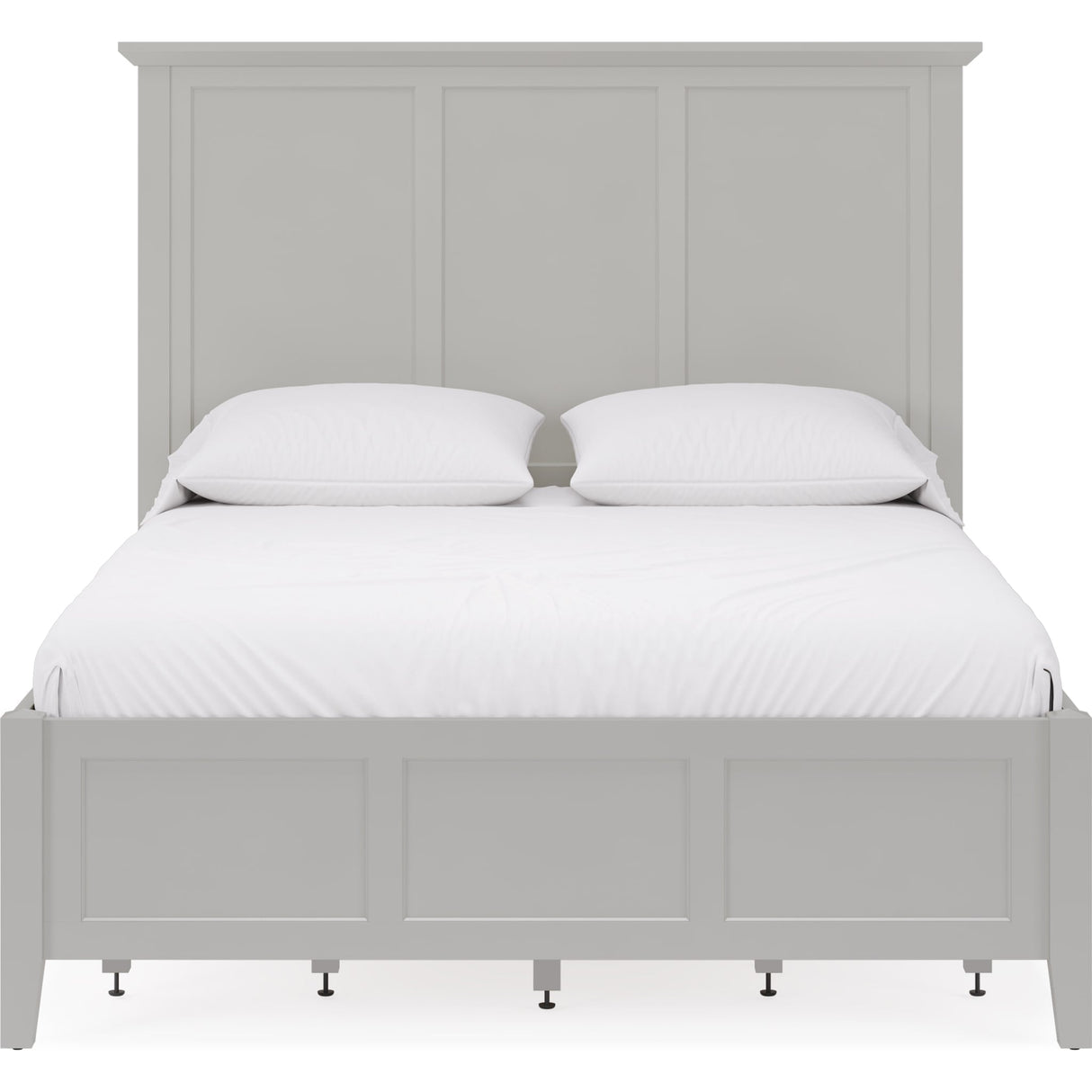 Grace Four Drawer Platform Storage Bed in Elephant Gray