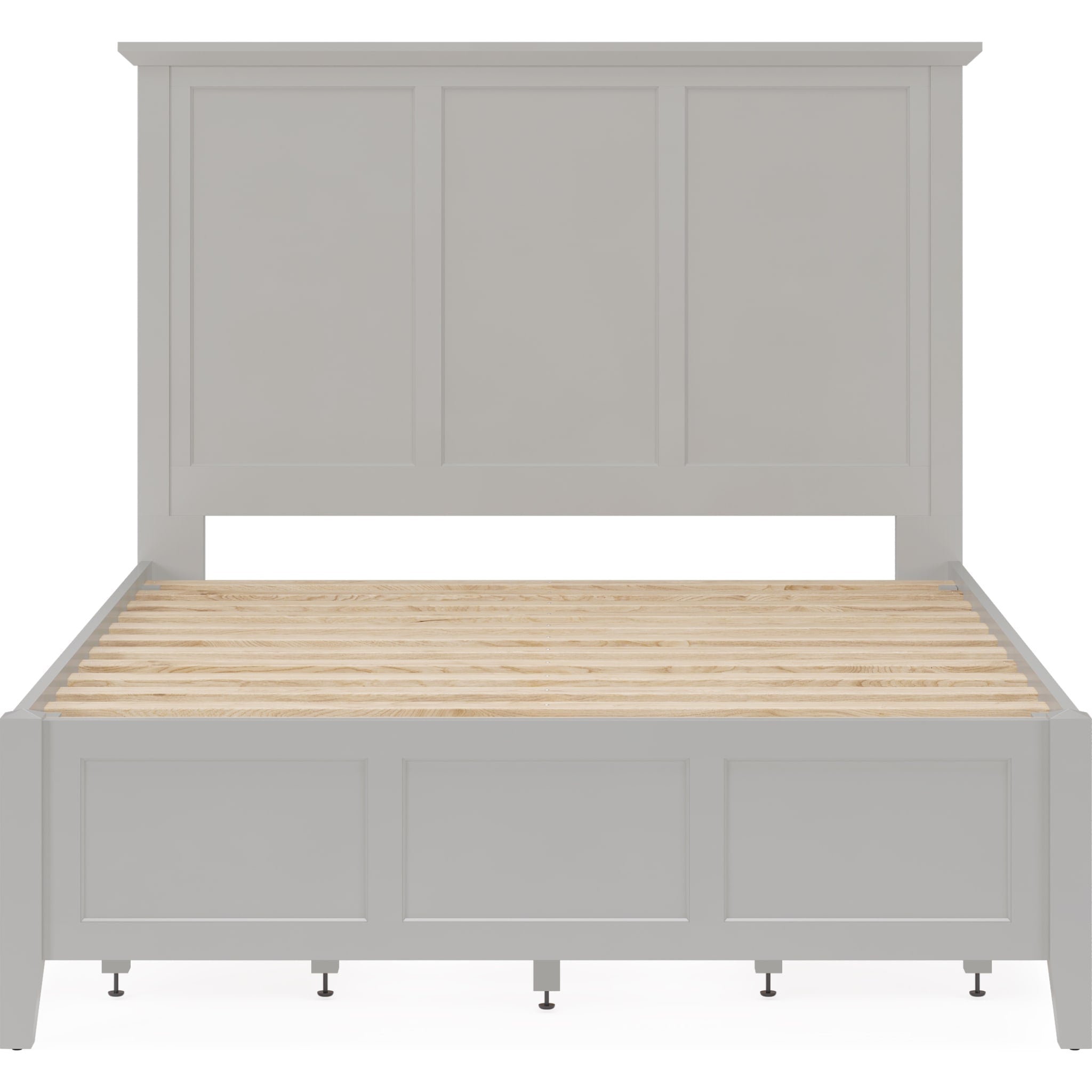 Grace Four Drawer Platform Storage Bed in Elephant Gray