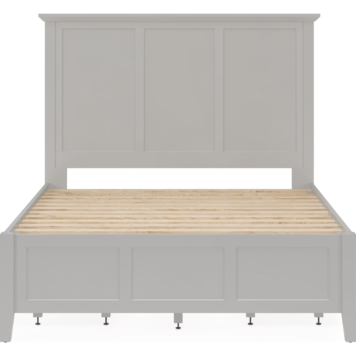 Grace Four Drawer Platform Storage Bed in Elephant Gray