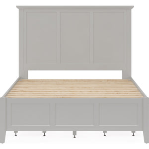 Grace Four Drawer Platform Storage Bed in Elephant Gray