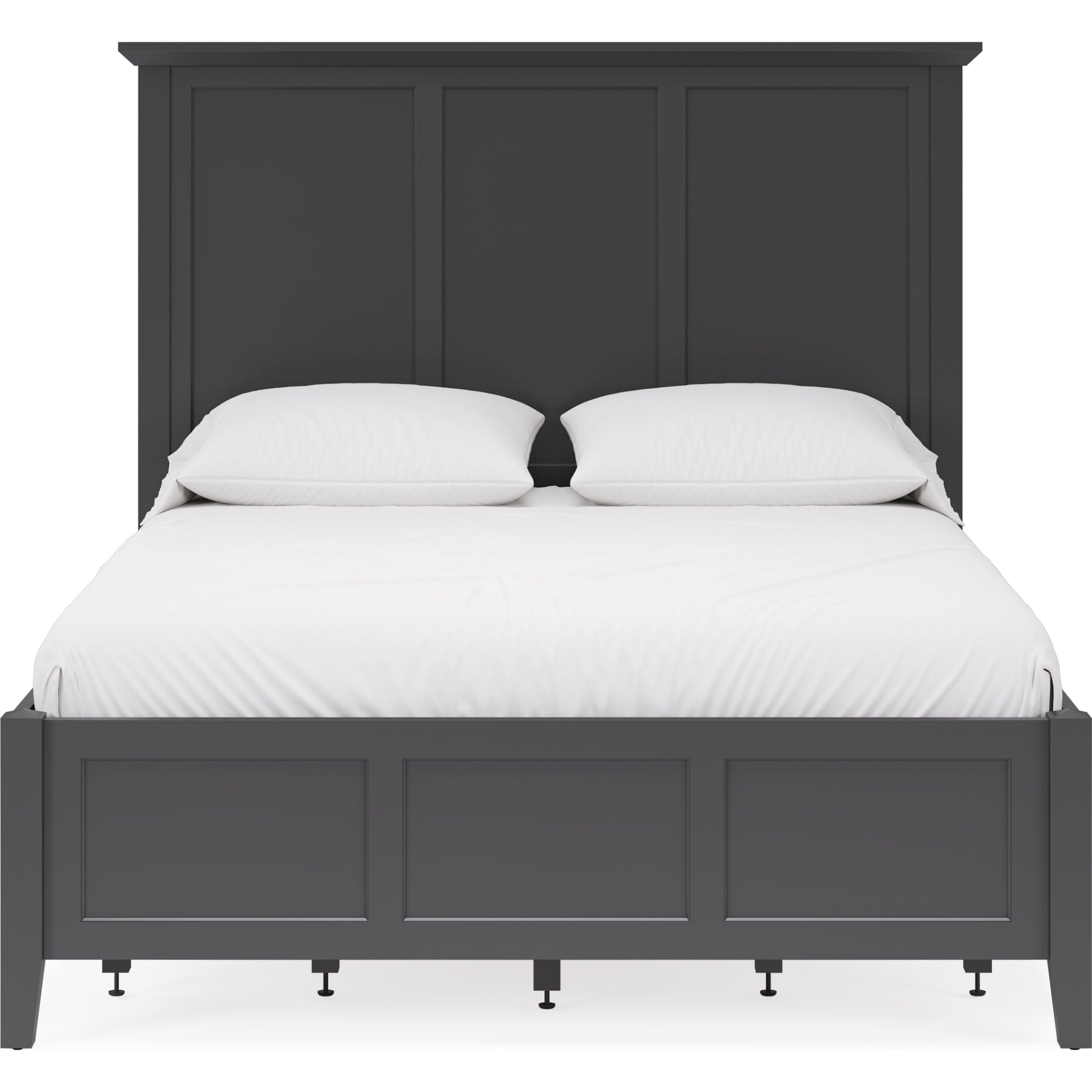 Grace Four Drawer Platform Storage Bed in Raven Black