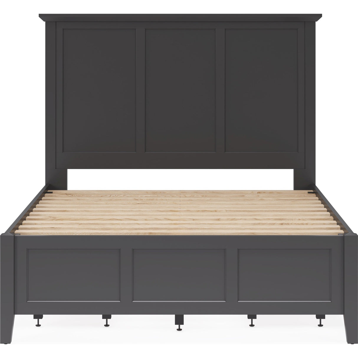 Grace Four Drawer Platform Storage Bed in Raven Black