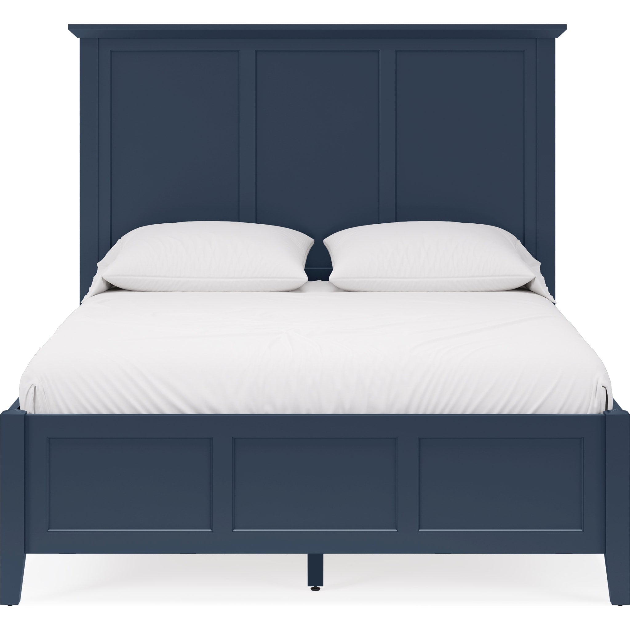 Grace Three Panel Bed in Blueberry