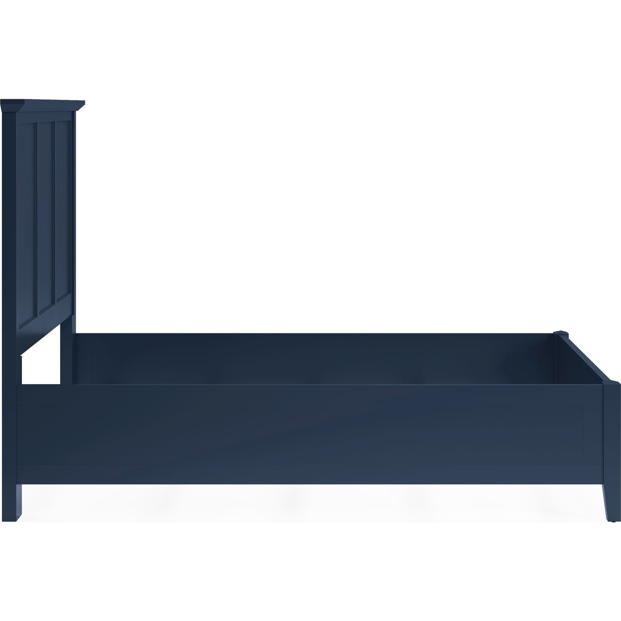 Grace Three Panel Bed in Blueberry