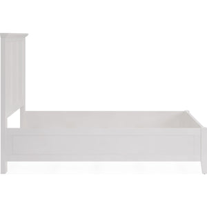 Grace Three Panel Bed in Snowfall White