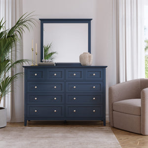 Grace Wall or Dresser Mirror in Blueberry