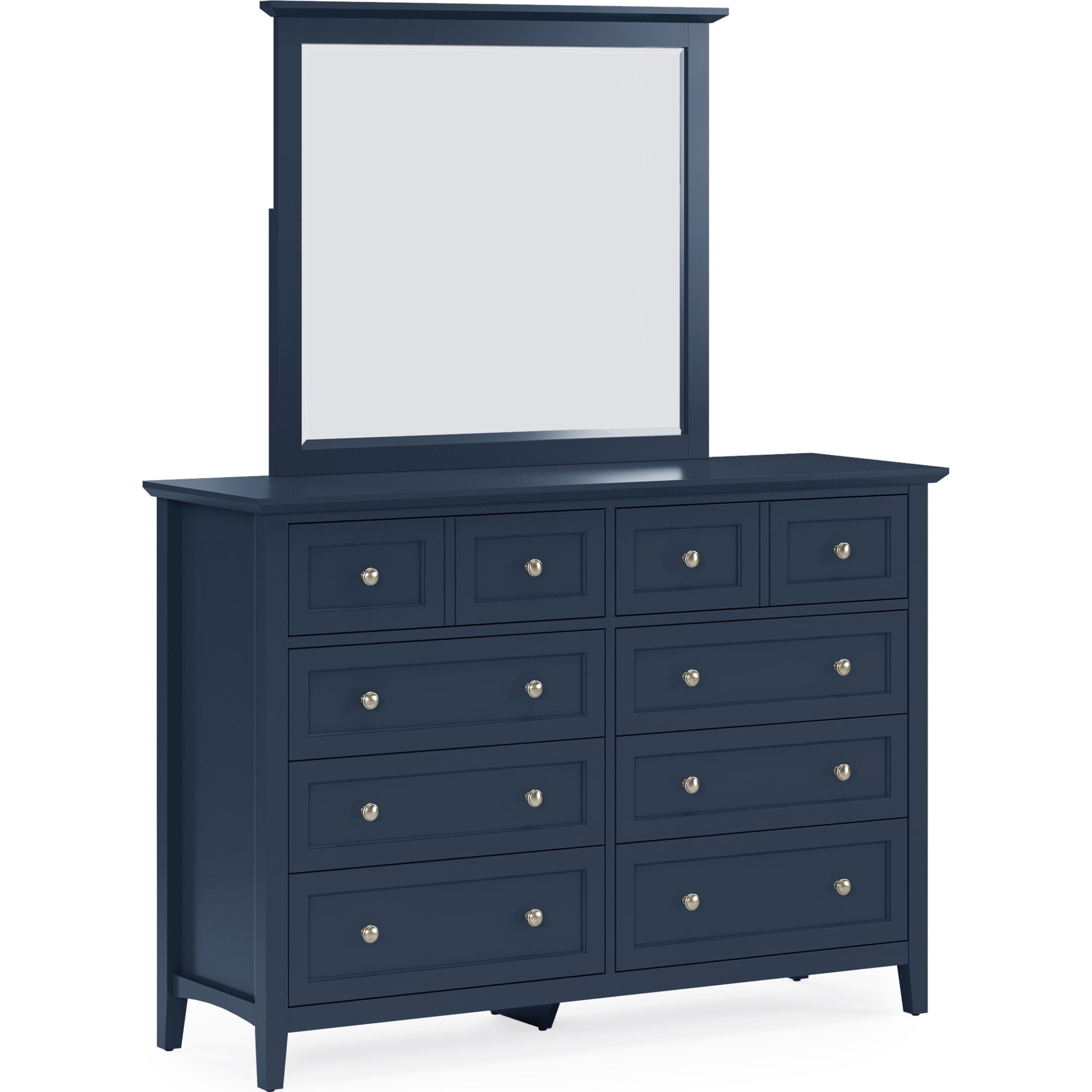 Grace Wall or Dresser Mirror in Blueberry