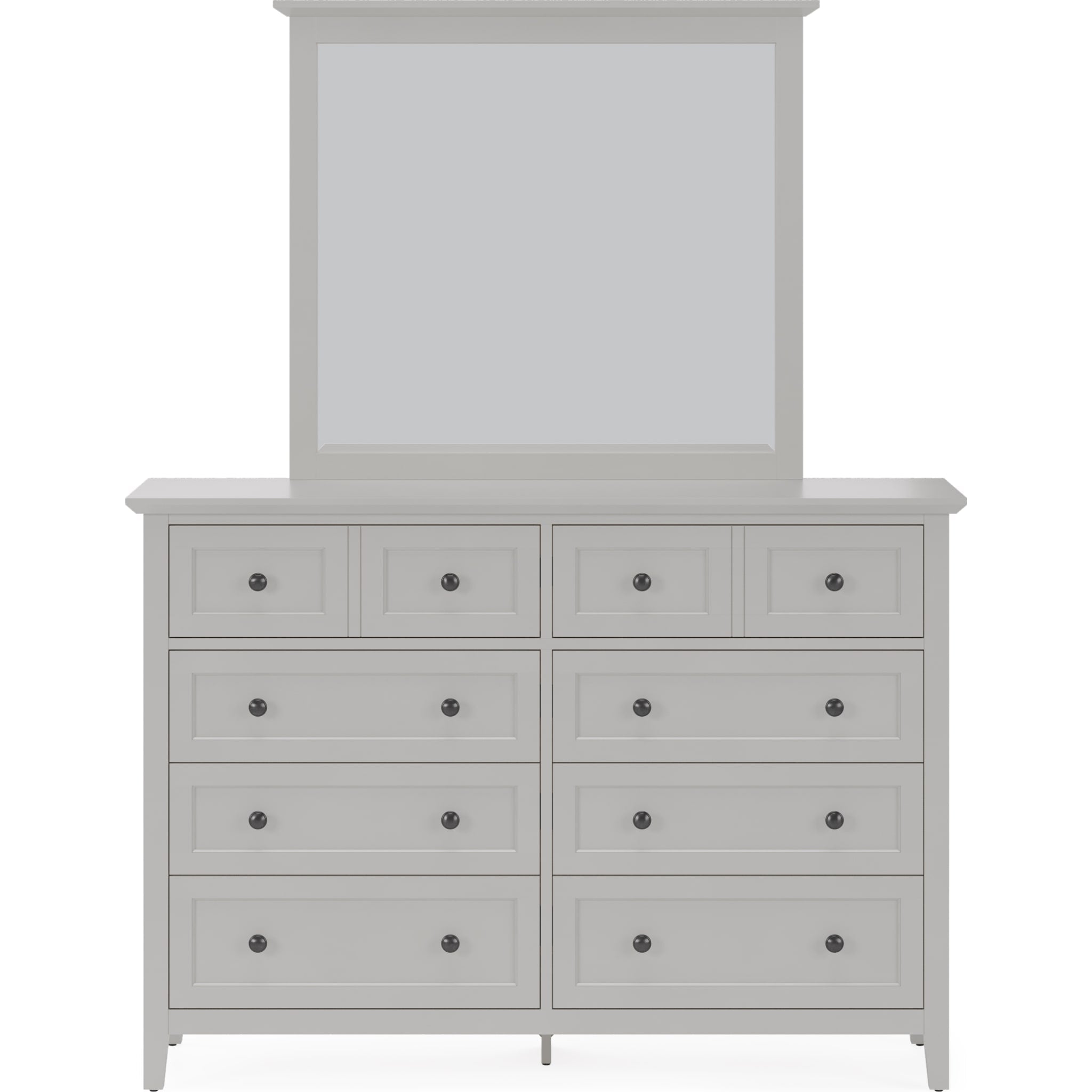 Grace Wall or Dresser Mirror in Elephant Grey